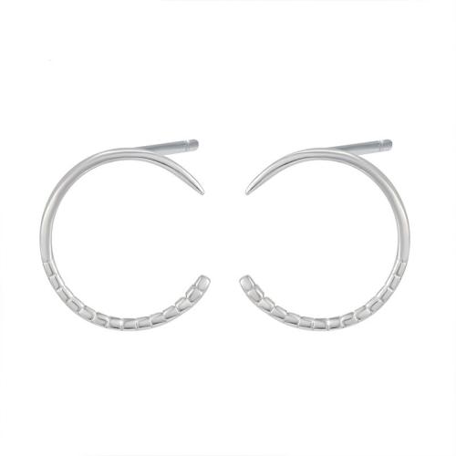 Sterling Silver Jewelry orecchino, 925 sterline d'argento, gioielli di moda & per la donna, 15.60mm, Venduto da coppia