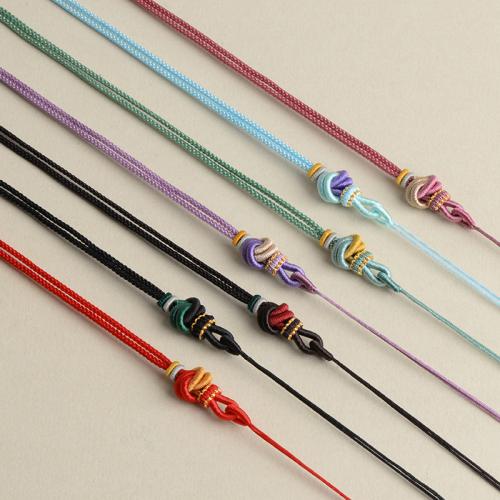 Fashion Ketting Cord, Nylon Polypropyleen, handgemaakt, DIY, meer kleuren voor de keuze, Lengte Ca 60 cm, 10pC's/Lot, Verkocht door Lot