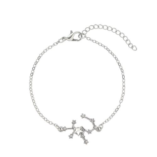 Sinc Alloy Anklet, réaltbhuíon jewelry & stíleanna éagsúla do rogha & micrea réiteach zirconia ciúbach & do bhean, dathanna níos mó le haghaidh rogha, Díolta De réir PC