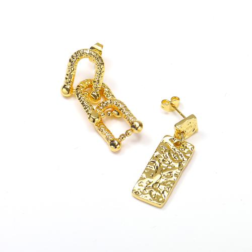 Roestvrij staal hangoorbellen, 304 roestvrij staal, gold plated, verschillende stijlen voor de keuze & voor vrouw, meer kleuren voor de keuze, 10x14x11mm, Verkocht door pair