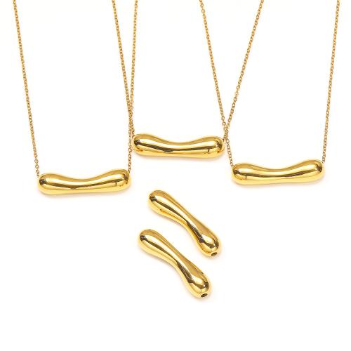 Collier de bijoux en acier inoxydable, Acier inoxydable 304, pour femme, 36x9mm, Vendu par PC