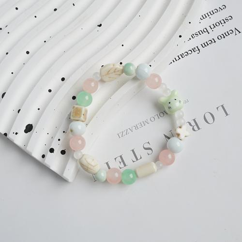 Porcelana Pulsera, hecho a mano, diferentes estilos para la opción & para mujer, longitud aproximado 6-8 Inch, Vendido por UD