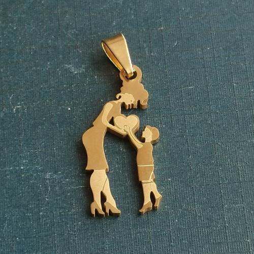 Pingentes de titânio, Partículas de aço, polido, DIY, dourado, 2.60x1.30mm, vendido por PC