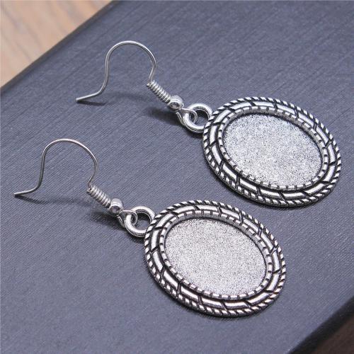 Zinklegering oorbel onderdelen, Zinc Alloy, plated, DIY, meer kleuren voor de keuze, 13x18mm, Verkocht door pair