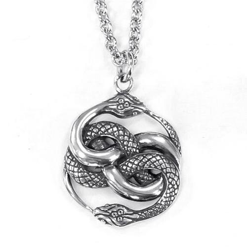 Zinc Alloy smykker halskæde, Snake, mode smykker & Unisex, Længde Ca. 60 cm, Solgt af PC