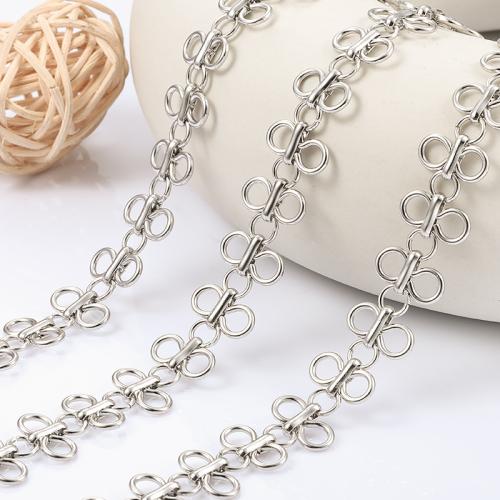 Nehrđajućeg čelika Nekclace Chain, 304 nehrđajućeg čelika, možete DIY, Prodano By m