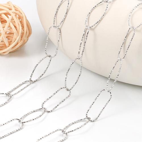 Stainless Steel Nekclace Chain, 304 roestvrij staal, DIY, Verkocht door m