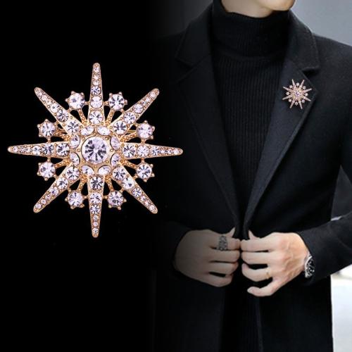 Rhinestone Brooch Zinc Alloy with Plastic Pearl plated & for woman & with rhinestone Sold By PC