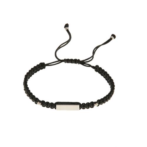 Stainless Steel smycken Armband, 304 rostfritt stål, med Nylon Polypropylen, Unisex, fler färger för val, Säljs av PC