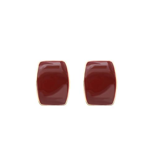 Pendientes de Perno de Aleación de Zinc, Joyería & para mujer & esmalte, más colores para la opción, 19mm, Vendido por Par