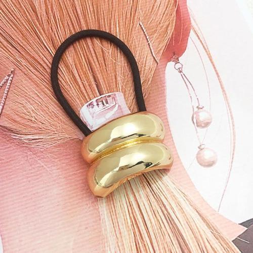 Ponytail Holder Zinc Alloy with Rubber Band for woman Sold By PC