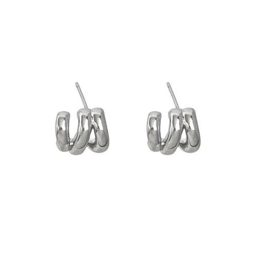 Lo zinco in lega Stud Earring, lega in zinco, gioielli di moda & per la donna, nessuno, 10x12mm, Venduto da coppia