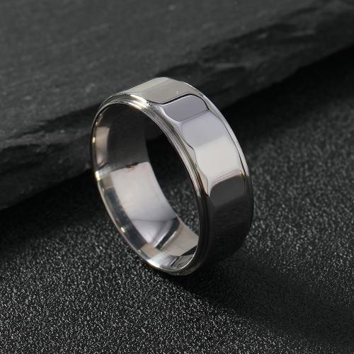 Titanium Čelik Finger Ring, pozlaćen, za čovjeka, više boja za izbor, inner diameter:17~20mm, Prodano By PC