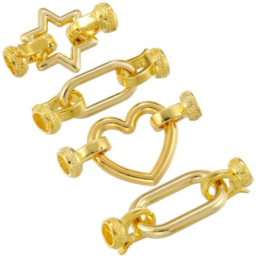 Brass Jewelry Clasps plated DIY Sold By PC