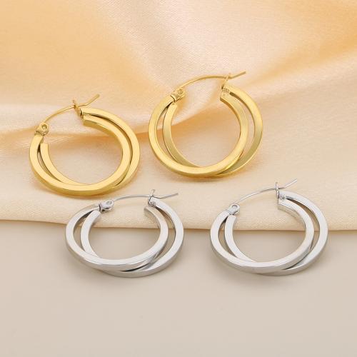 Stainless Steel Lever Terug Earring, 304 roestvrij staal, voor vrouw, meer kleuren voor de keuze, Verkocht door pair