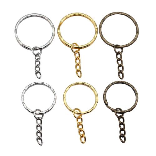 fer Key Cadre de fermoir, Rond, Placage, DIY & normes différentes pour le choix, plus de couleurs à choisir, protéger l'environnement, sans nickel, plomb et cadmium, Vendu par PC