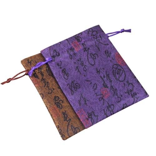 Seta Borsa coulisse, Rettangolo, jacquard, Portatile & Antipolvere, nessuno, 100x130mm, Venduto da PC