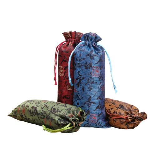 Silk Drawstring Bag printing dustproof Sold By PC