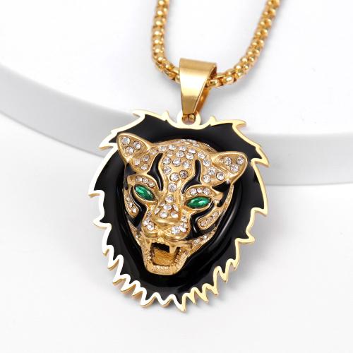 Zinc Alloy Animal Pendler, Leopard, du kan DIY, flere farver til valg, Solgt af PC