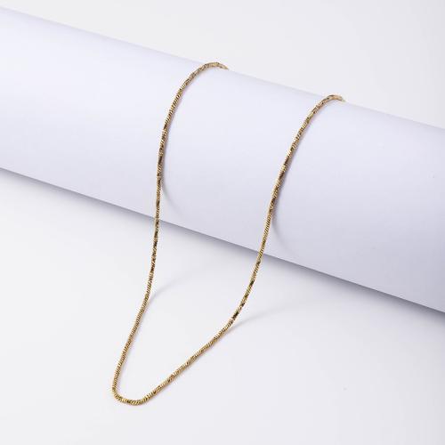 Colar de aço titânio, Partículas de aço, with 5CM extender chain, banhado, unissex, Mais cores pare escolha, comprimento 45 cm, vendido por PC