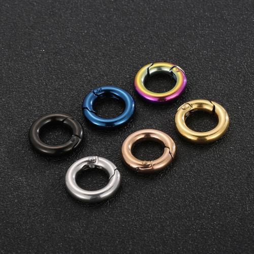 Fecho de jóia do aço inoxidável, Aço inoxidável 304, banhado, DIY & Vario tipos a sua escolha & laço de 1/1, Mais cores pare escolha, 21x16mm, vendido por PC