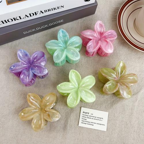 Hair Claw Clips Plastic Flower fashion jewelry Sold By PC