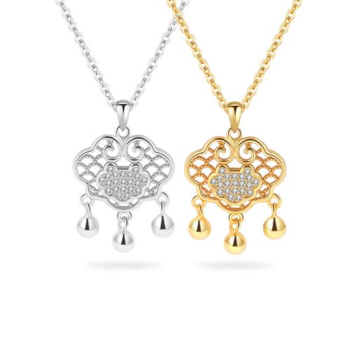 Kubieke Zircon Micro effenen Sterling zilveren ketting, 925 Sterling Zilver, met 5CM extender keten, micro pave zirconia & voor vrouw, meer kleuren voor de keuze, Lengte Ca 40 cm, Verkocht door PC