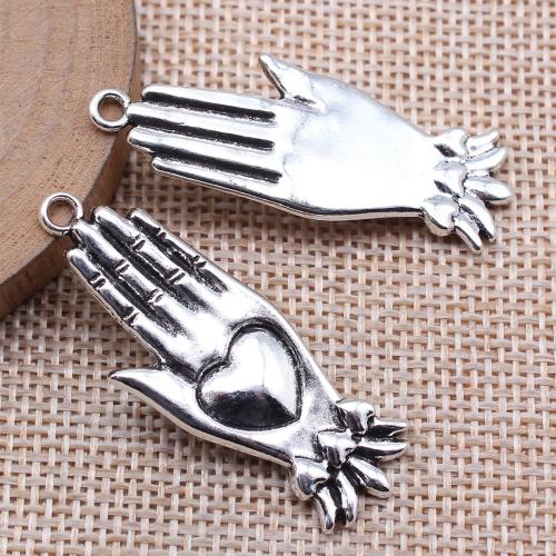 Zinc Alloy Pendants antique silver color plated DIY Sold By PC