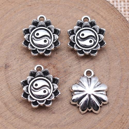 Zinc Alloy Pendants antique silver color plated DIY Sold By PC