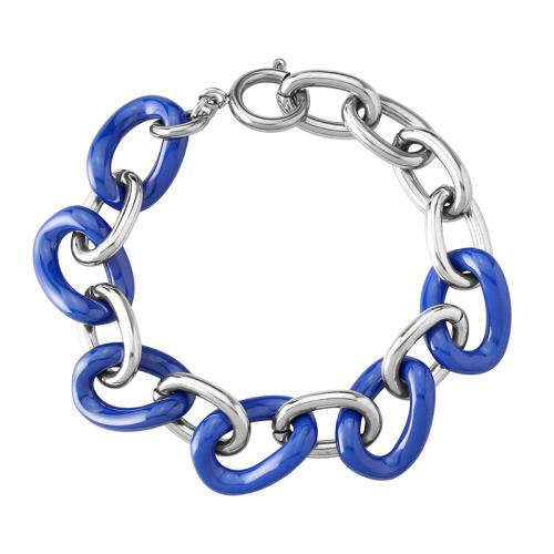 Partículas de acero Pulsera, con Porcelana, Joyería & para hombre, longitud aproximado 7-9 Inch, Vendido por UD