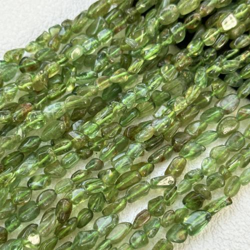 Gemstone Jewelry Karoliukai, Apatites, "Nuggets", Pasidaryk pats & skirtingo dydžio pasirinkimo, žalias, Parduota už Apytiksliai 38-39 cm Strand