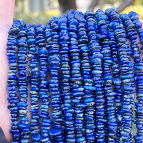 Koraliki Lapis Lazuli, Bryłki, DIY, beads length 6-8mm, sprzedawane na około 39 cm Strand