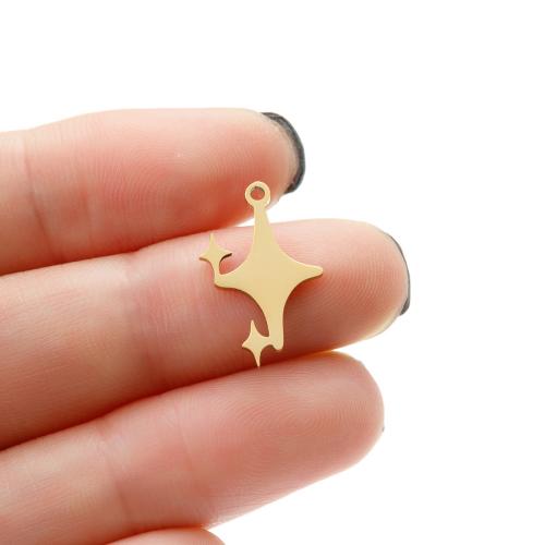 Stainless Steel Pendants 304 Stainless Steel Vacuum Ion Plating DIY Sold By Bag