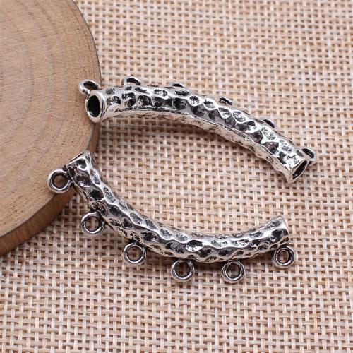 Zinc Alloy Tube Beads antique silver color plated DIY Sold By PC