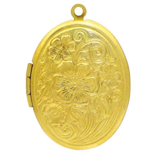 Brass Locket Přívěsky, Mosaz, DIY & různé styly pro výběr, více barev na výběr, 23.70x33.50mm, Prodáno By PC