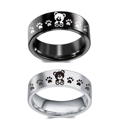 Stainless Steel Finger Ring 304 Stainless Steel plated Unisex Sold By PC