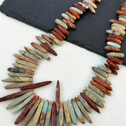 Gemstone Jewelry Beads Koreite irregular DIY beads length 20-45mm Sold Per Approx 38 cm Strand