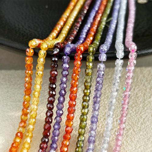 Cubic Zirconia Beads DIY Approx Sold Per Approx 38 cm Strand