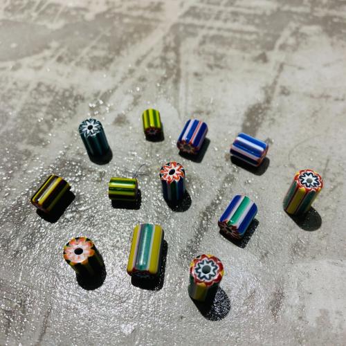 Lampwork Bead, DIY & emalj, fler färger för val, 7x13mm, Säljs av PC