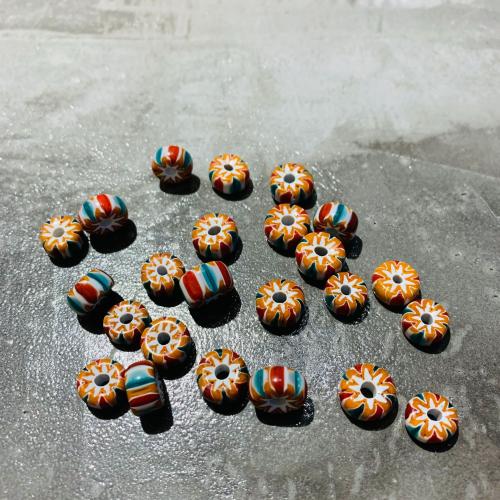 Lampwork Bead, du kan DIY & emalje, flere farver til valg, 12x7mm, Solgt af PC