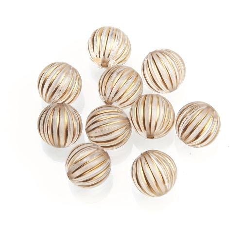 Acrylic Jewelry Beads Pumpkin DIY Champagne Approx Sold By Bag