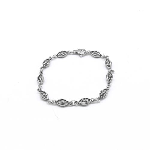 Stainless Steel Jewelry Bracelet 316 Stainless Steel plated Unisex original color Length Approx 20 cm Sold By PC