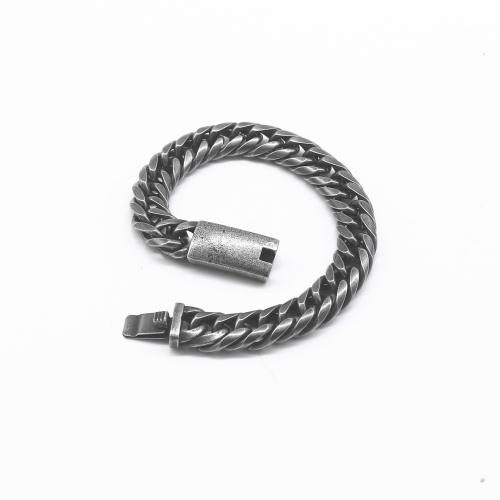 Stainless Steel Jewelry Bracelet 316 Stainless Steel plated Unisex original color Length Approx 20 cm Sold By PC