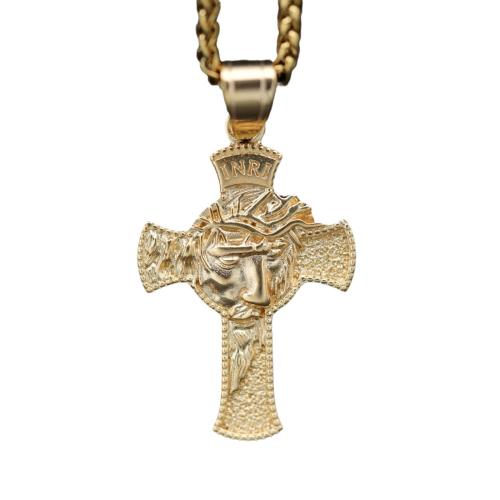 Pendants Cruach Cross dhosmálta, 316 Cruach dhosmálta, plátáilte, DIY, dathanna níos mó le haghaidh rogha, Díolta De réir PC