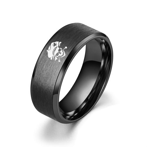 Stainless Steel Finger Ring 304 Stainless Steel Vacuum Ion Plating Unisex Sold By PC