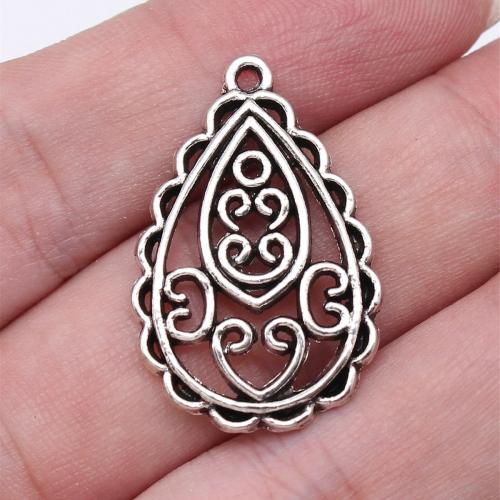 Zinc Alloy Pendants Teardrop plated DIY Sold By PC