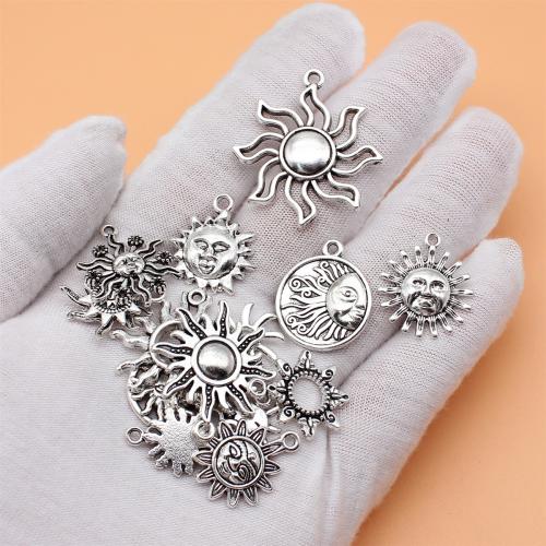 Zinc Alloy Pendants antique silver color plated DIY & 1/1 loop Sold By Bag