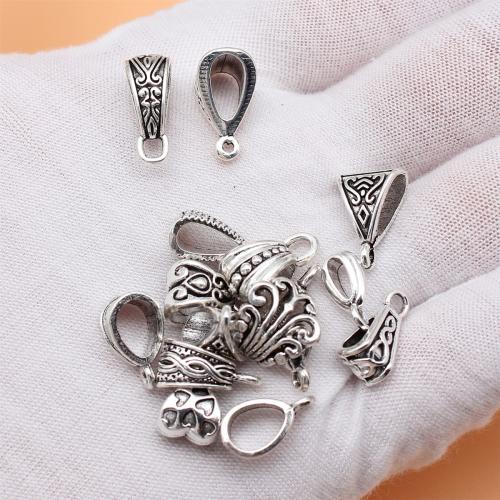 Zinc Alloy Pendants antique silver color plated DIY Sold By Bag