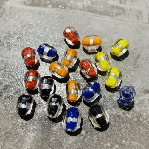 Lampwork Rutuliukas, Pasidaryk pats, daugiau spalvų pasirinkimas, 12x8mm, Pardavė PC