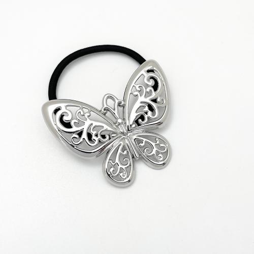 Ponytail Holder Zinc Alloy with Rubber Band for woman Sold By PC